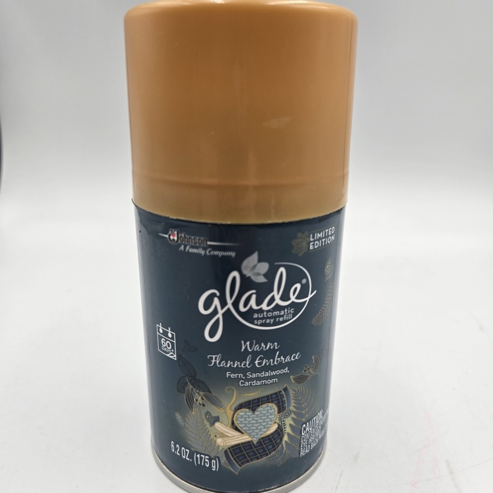 Glade Refill Bottles WARM FLANNEL EMBRACE Automatic Spray‎ Air Freshener 6.2 oz